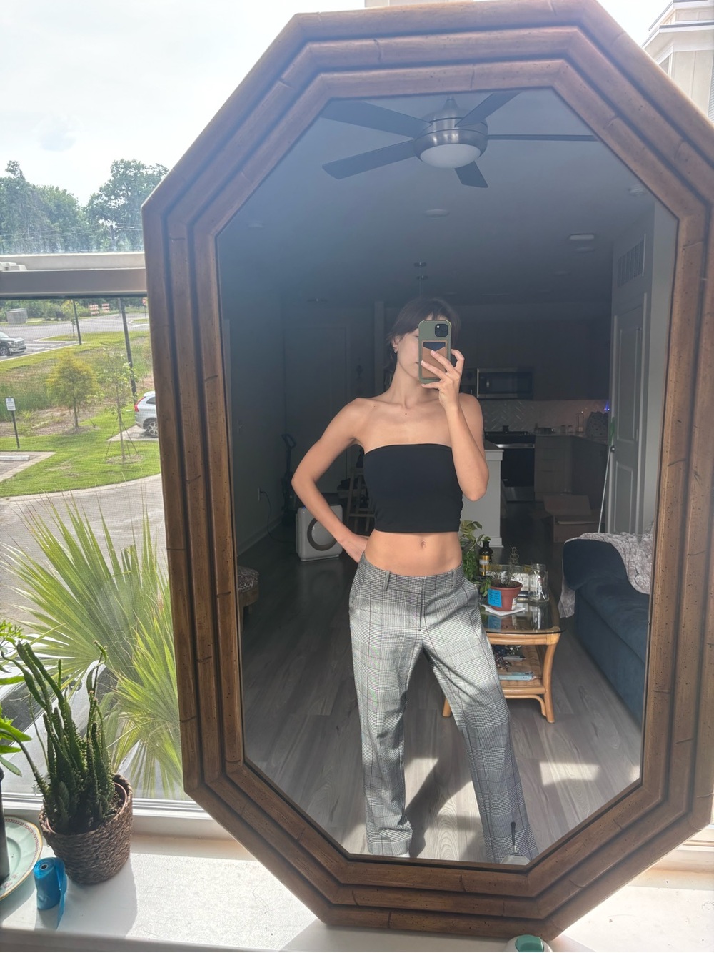 Women’s Plaid Tailored Pants